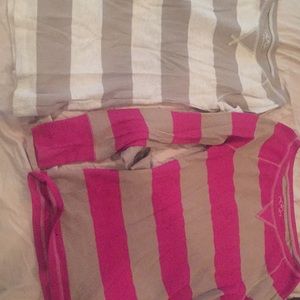 2 old navy striped thermals